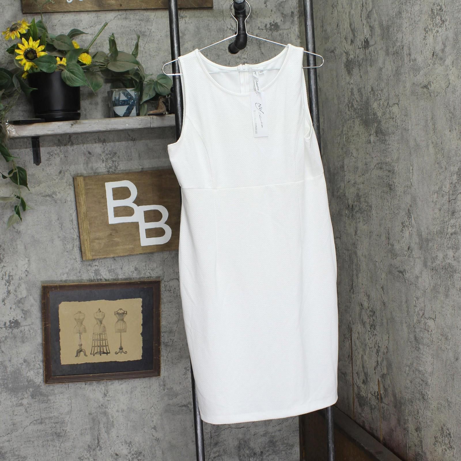 Other Nwt Ny Collection Jacket And Dress Set Pny9115 White 14p Size XL / US 12-14 / IT 48-50 - 4 Thumbnail