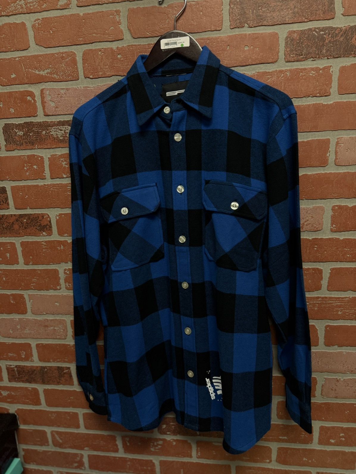 Sp5der Sp5der Blue Button Up Shirt Yung Thug Size Medium New Size US M / EU 48-50 / 2 - 3 Thumbnail
