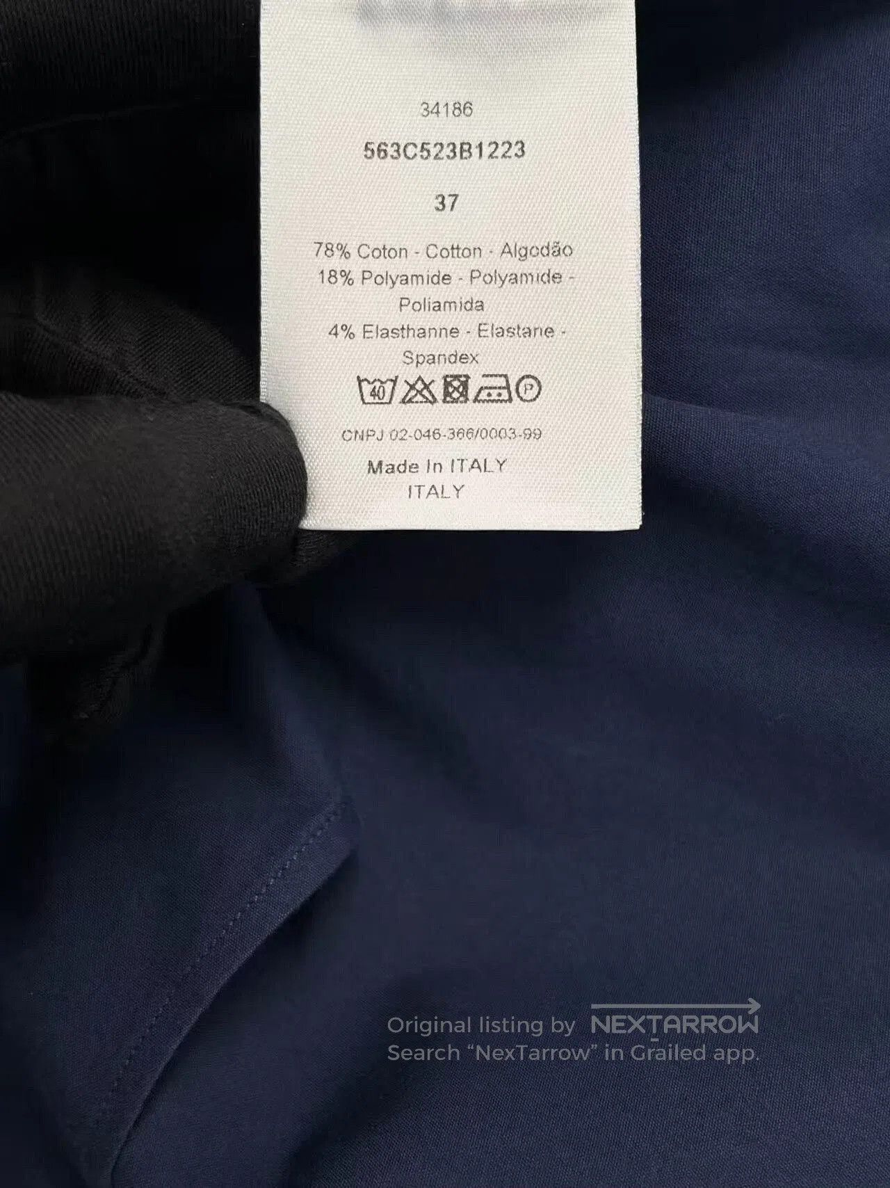 Dior dior embroidered navy blue bee shirt jacket. Size US M / EU 48-50 / 2 - 5 Thumbnail
