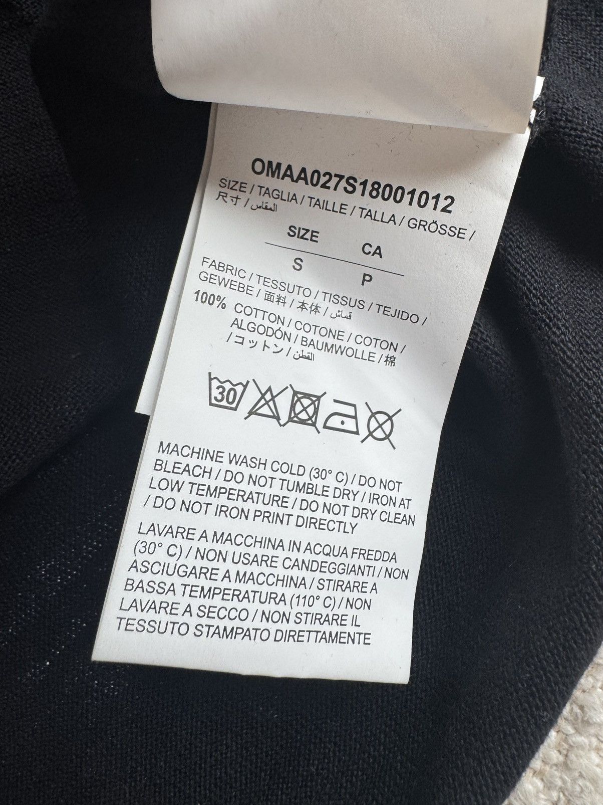 Off-White Off-White Mona Lisa Temperature TShirt SS18–Virgil Abloh Era Size US S / EU 44-46 / 1 - 4 Thumbnail
