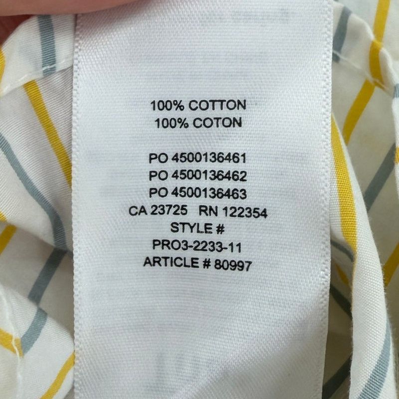 TNA Atrizia TNA Striped Cotton Short Sleeve Button Down Shirt Size S / US 4 / IT 40 - 6 Thumbnail