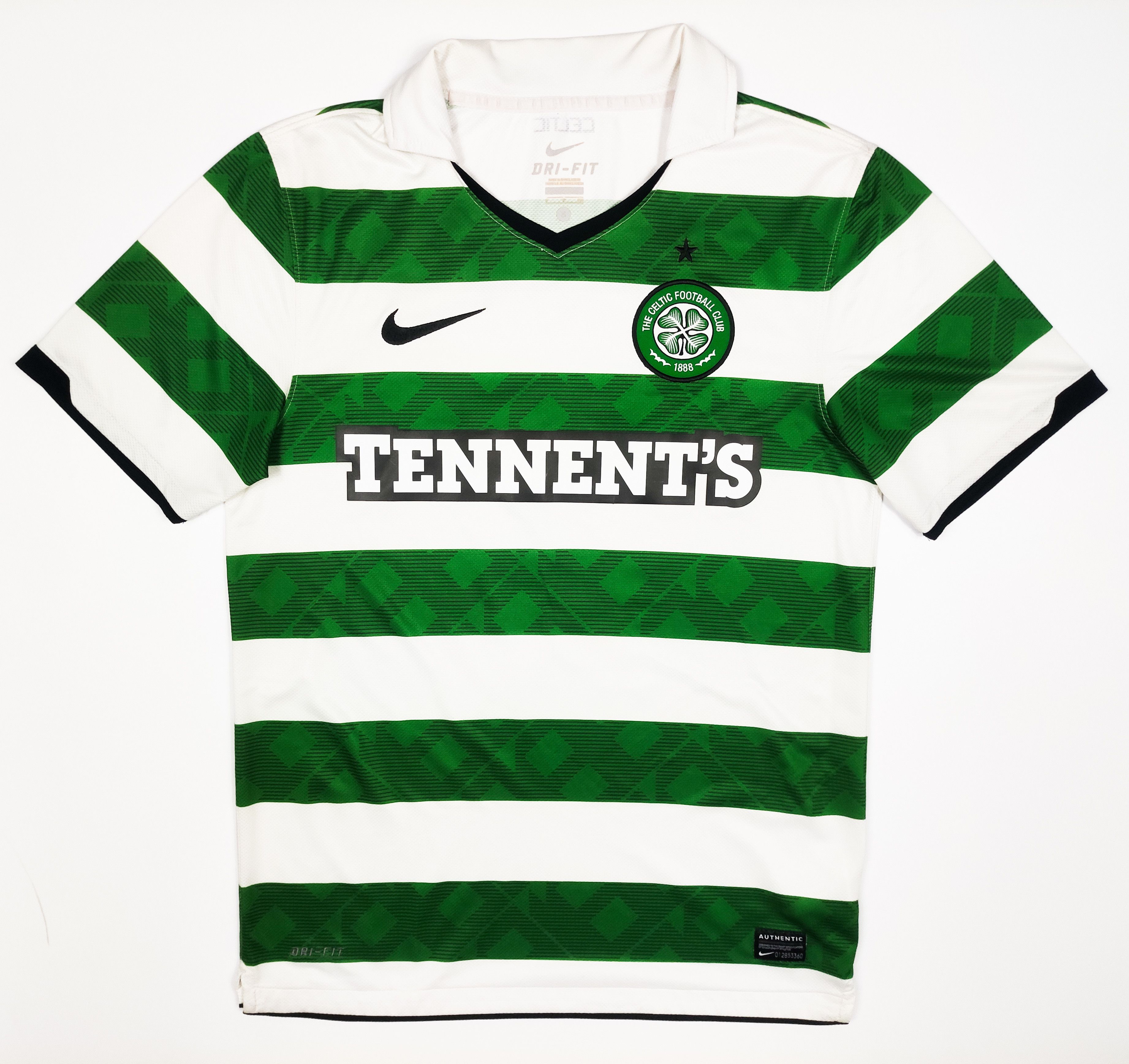 Nike Pawel Brozek #17 Celtic Glasgow FC 2011 2012 Nike Home Shirt Size US S / EU 44-46 / 1 - 2 Thumbnail