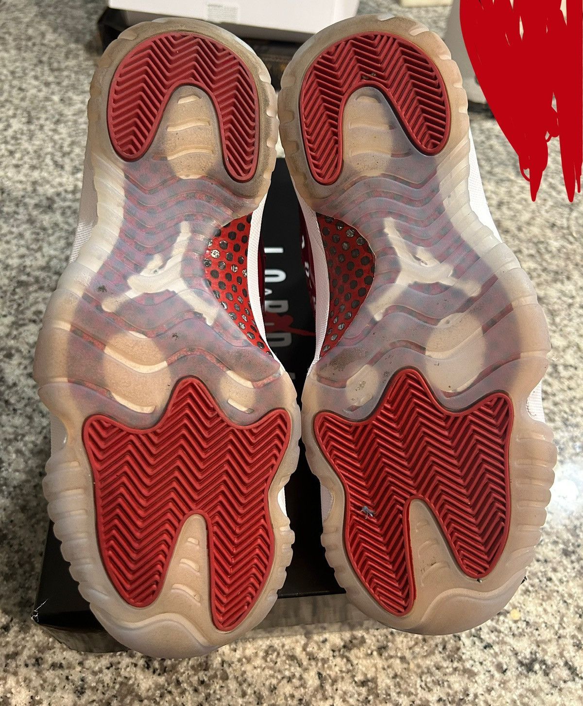 Jordan Brand Nike Air Jordan 11 Retro Cherry Mens Shoes | Size 9 Size US 9 / EU 42 - 2 Thumbnail