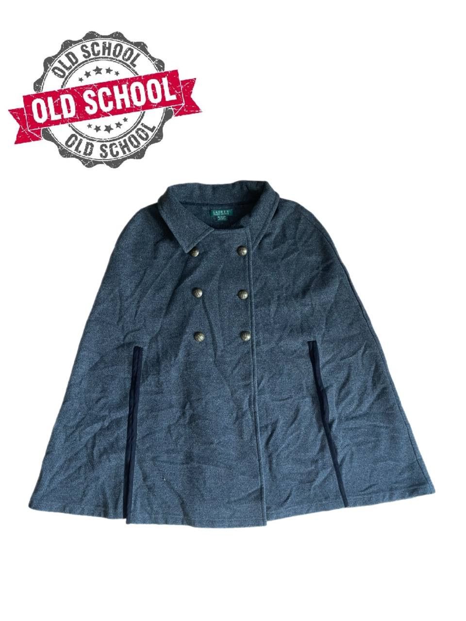 Lauren Ralph Lauren × Polo Ralph Lauren × Ralph Lauren Lauren by Ralph Lauren Double Breasted Edwardian Wool Cape Size M / US 6-8 / IT 42-44 - 1 Thumbnail
