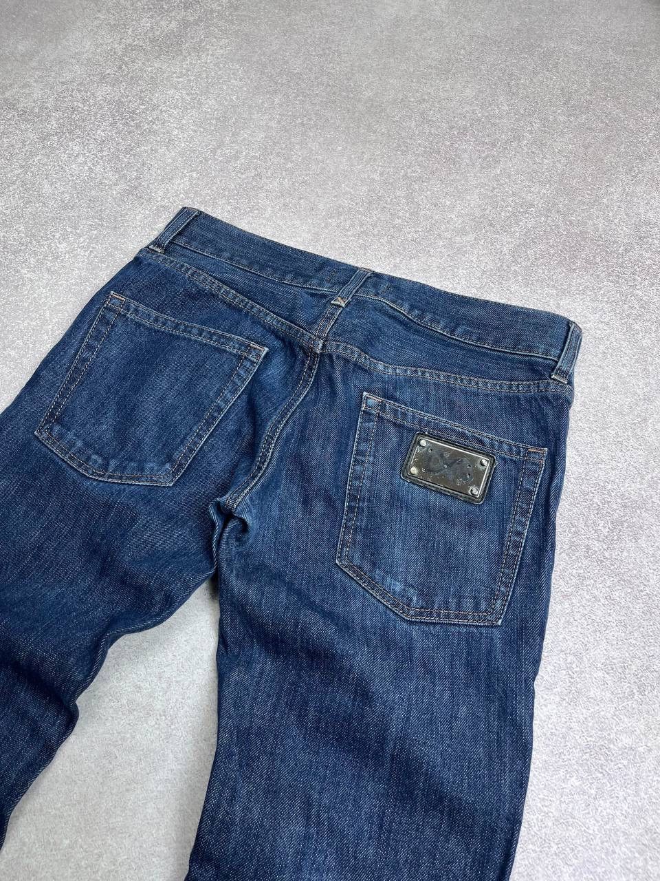 Dolce & Gabbana Vintage Dolce&Gabbana 14 Gold Baggy Flared Jeans 32 Size US 32 / EU 48 - 2 Thumbnail