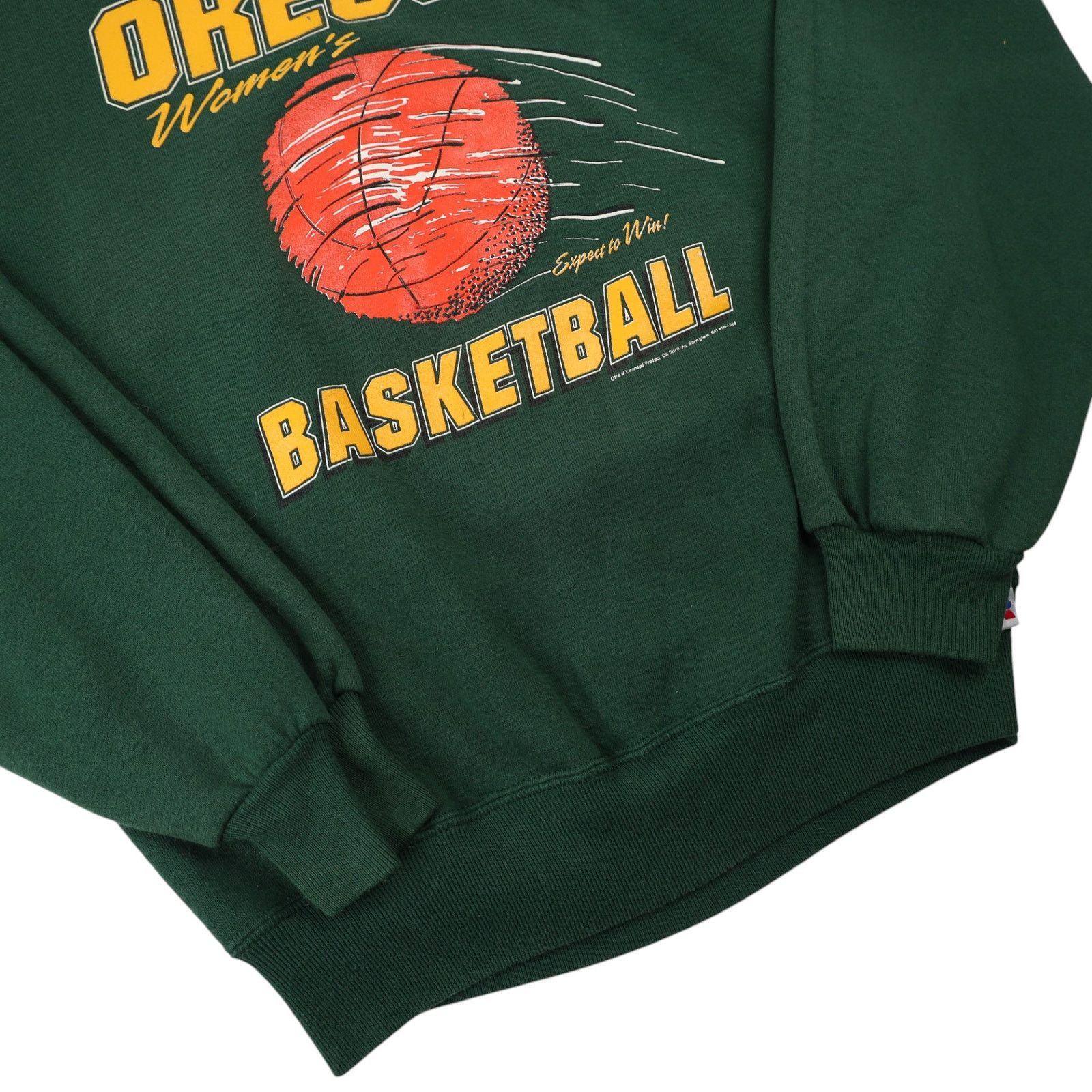 NCAA × Russell Athletic × Vintage Russell University Oregon Ducks Womens Basketball Sweatshirt Size M / US 6-8 / IT 42-44 - 3 Thumbnail