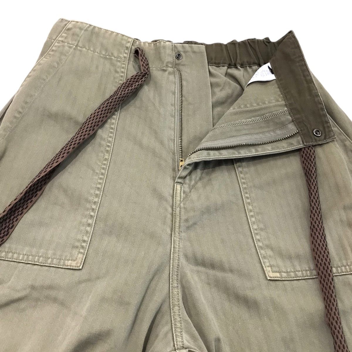 Kapital kapital Side Studs Herringbone Pants EK 1431 Size US 27 - 3 Thumbnail