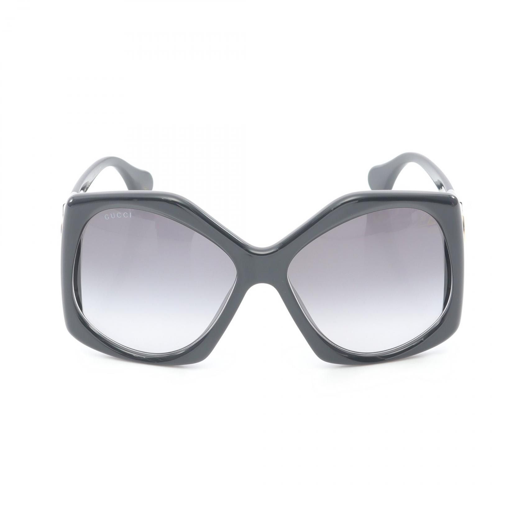 Gucci Gucci Gucci GG0875S-001 Sunglasses Plastic Sunglasses GG0875S-001 Size ONE SIZE - 1 Thumbnail
