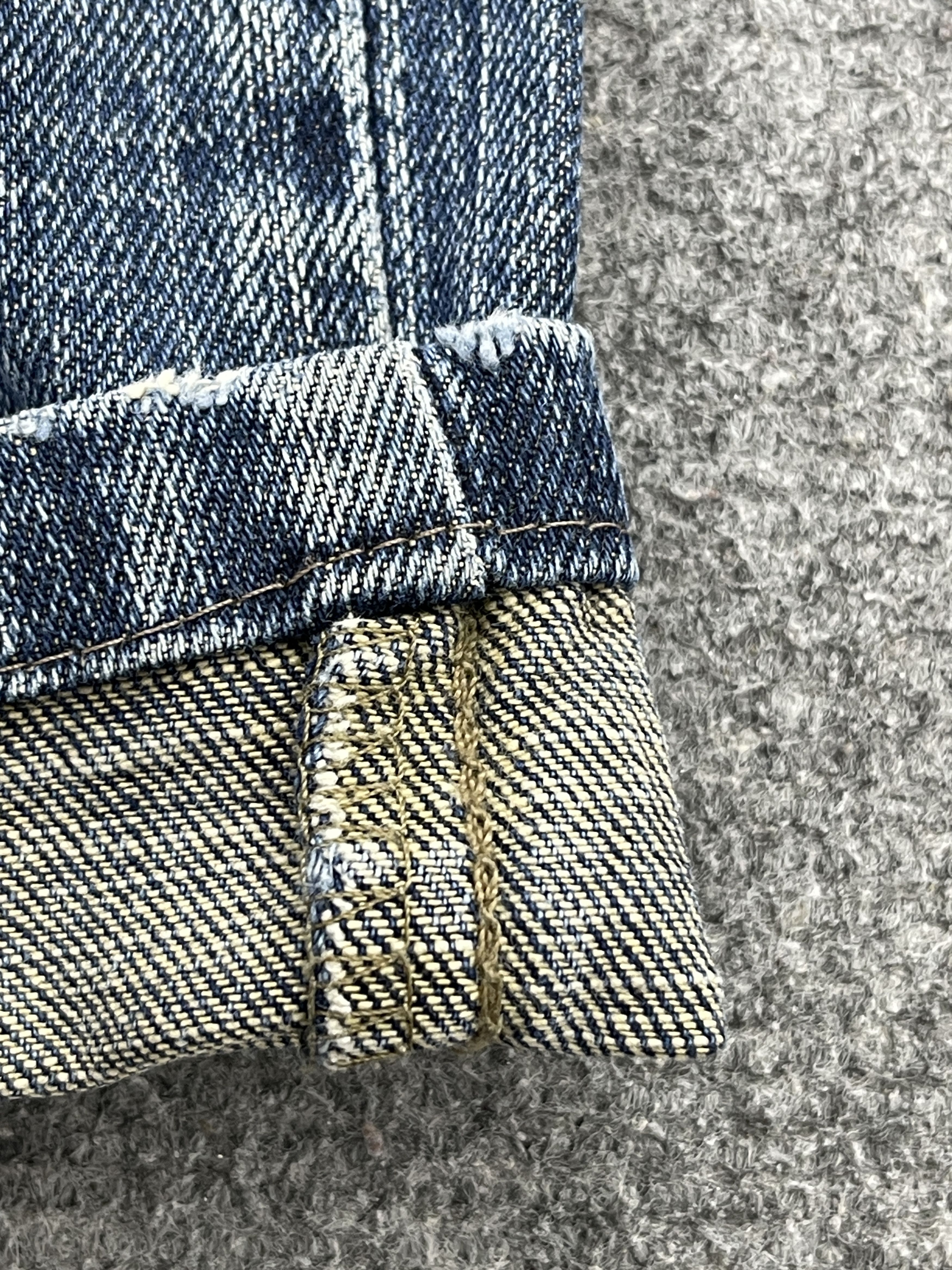 Levi's Faded Blue Vintage Levi's 514 Slim Straight Jeans DP2549 Size US 35 - 10 Thumbnail