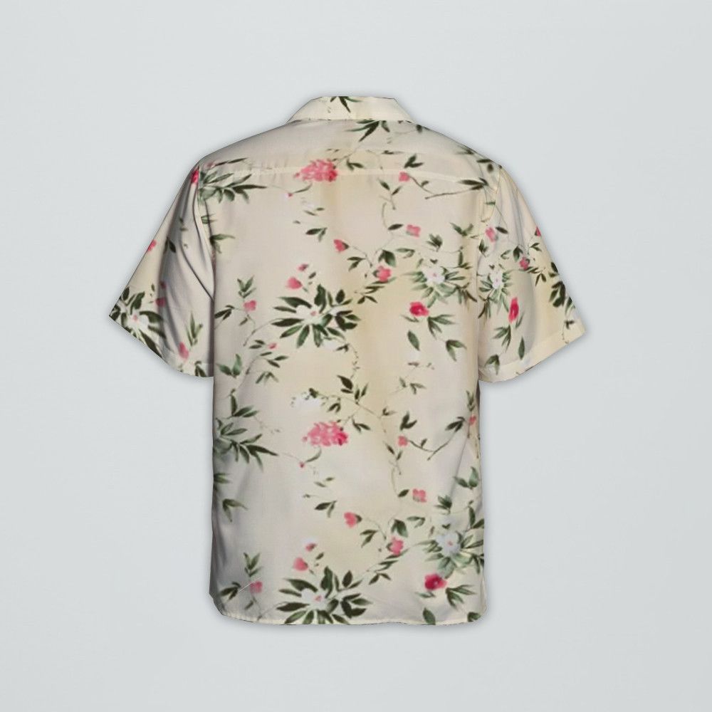 Designer Floral-Print Short-Sleeve Shirt – Fresh Cuts, Timeless Bloom Size US S / EU 44-46 / 1 - 2 Thumbnail