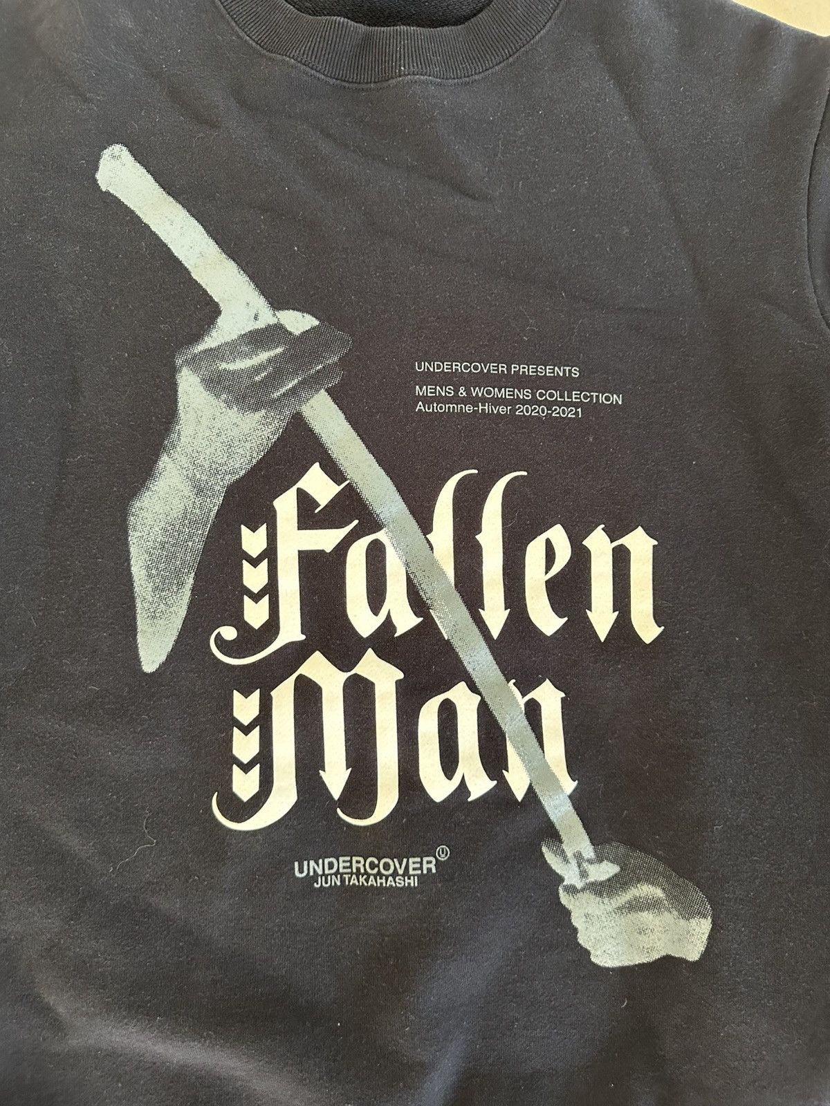 Undercover Undercover Jun Takahashi Fallen Man Sweater Black Size 4 Size US L / EU 52-54 / 3 - 4 Thumbnail