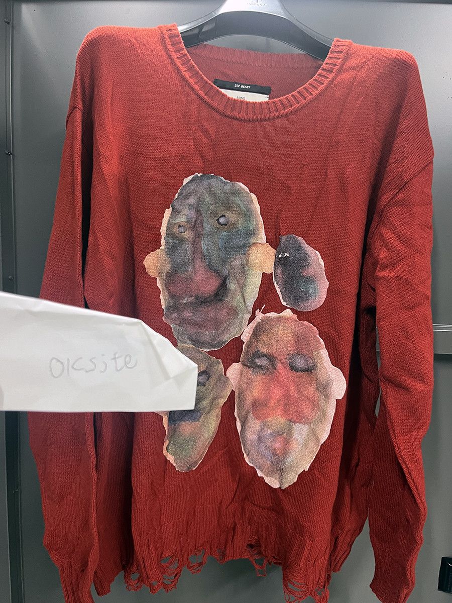Song For The Mute Song For The Mute DISTRESSED BEAST SWEATER 3 Size US L / EU 52-54 / 3 - 4 Thumbnail