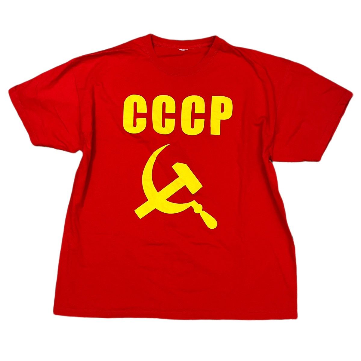 Other × Vintage 2000s CCCP Red Tee Size US XL / EU 56 / 4 - 1 Thumbnail