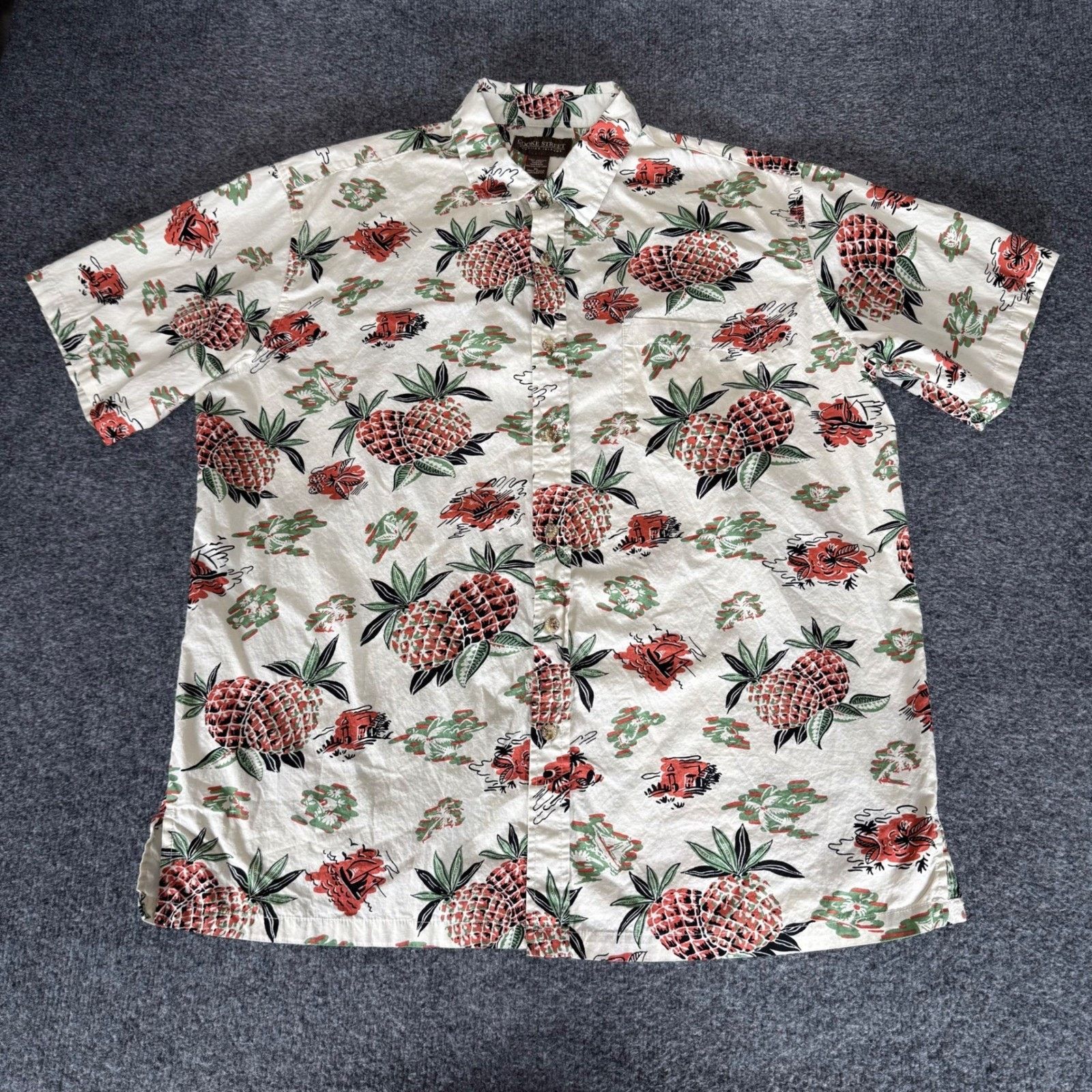 Other Cooke Street Mens XL Hawaiian Shirt Tropical Resort Vacation Size US XL / EU 56 / 4 - 1 Thumbnail