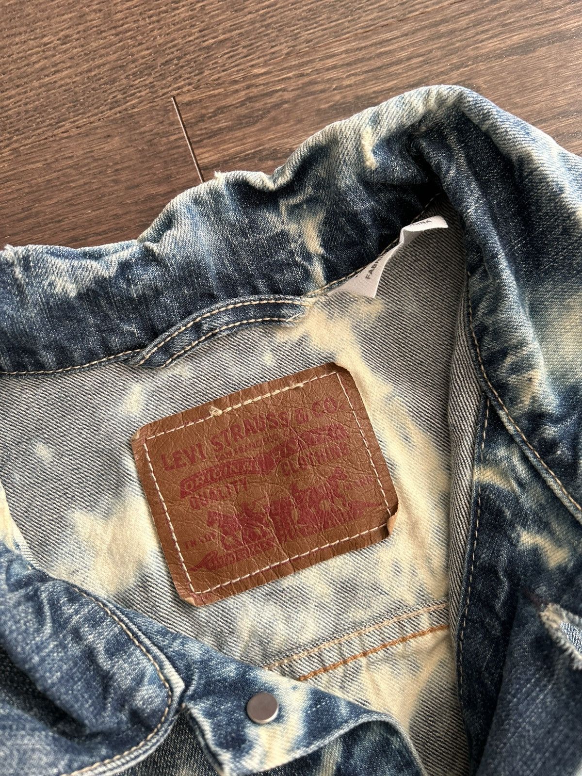 Levi's × Levi's Vintage Clothing Levi acid washed Jean Jacket Size US M / EU 48-50 / 2 - 3 Thumbnail