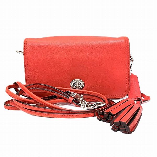 Coach Coach Legacy Penny Shoulder Bag Leather Shoulder Bag 19914 in Brown, Women's