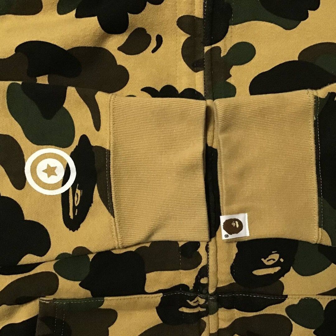 Bape BAPE Double Shark full zip hoodie 1st camo a bathing ape Size US L / EU 52-54 / 3 - 6 Thumbnail