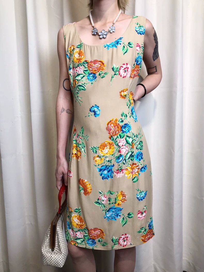 Kenzo Kenzo Vintage Chinese peony dress Size XS / US 0-2 / IT 36-38 - 6 Thumbnail