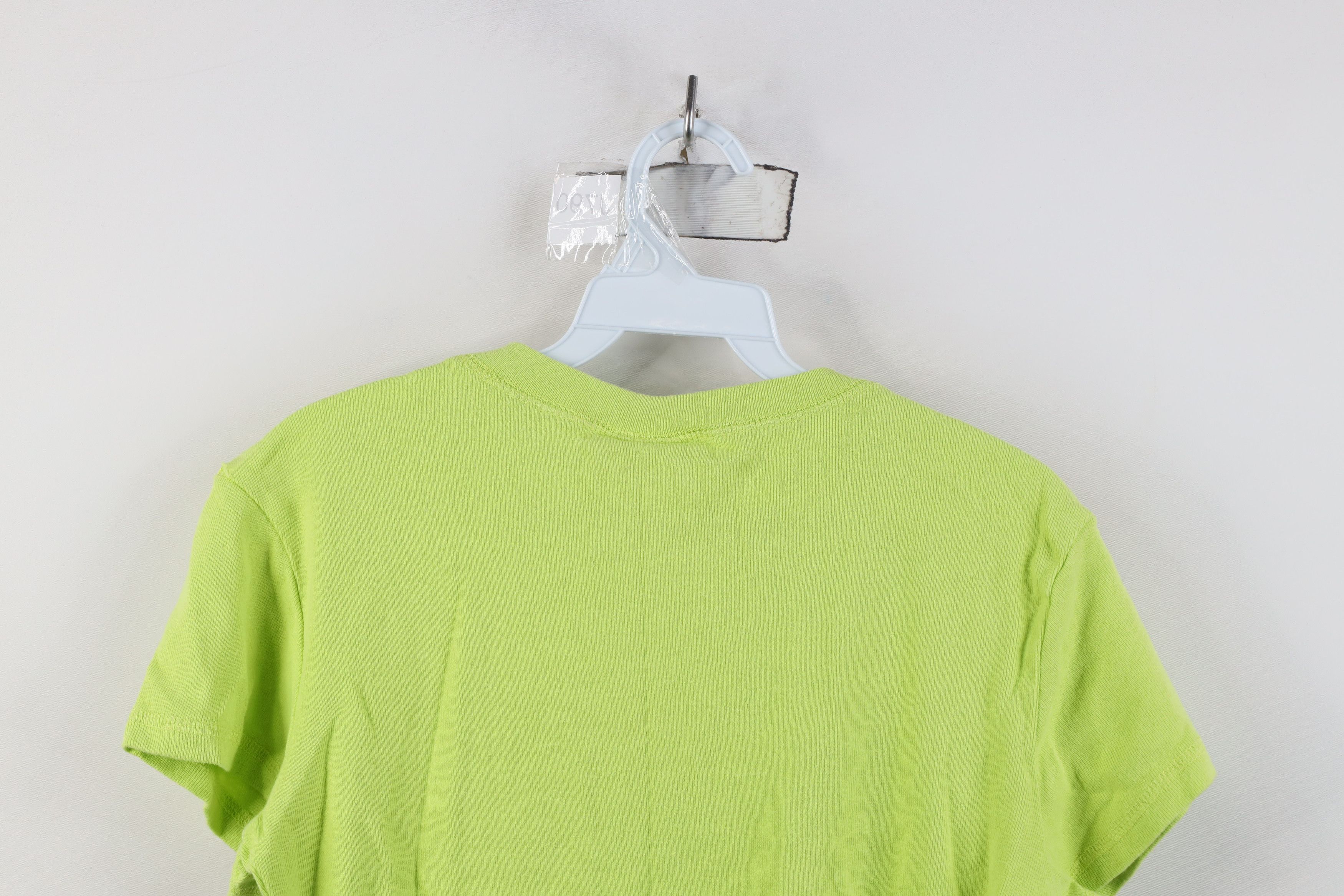 Vintage Deadstock Vintage 90s Y2K Babydoll Ribbed Knit T-Shirt USA Size L / US 10 / IT 46 - 13 Thumbnail