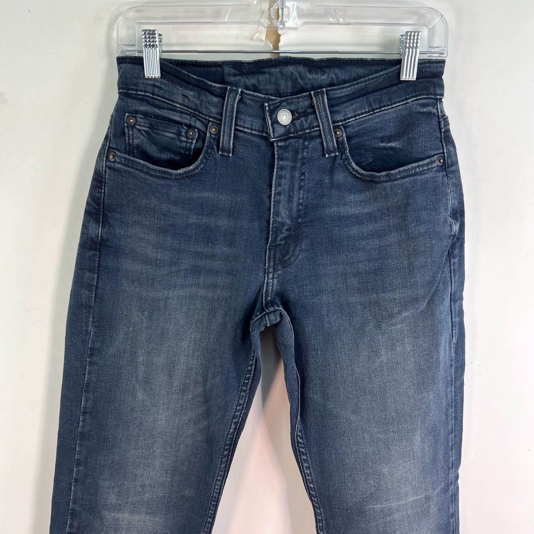 Levi's Levi’s 514 Jeans Men’s 28 X30 Indigo Blue Straight Fit Flex Denim Size US 28 / EU 44 - 3 Thumbnail