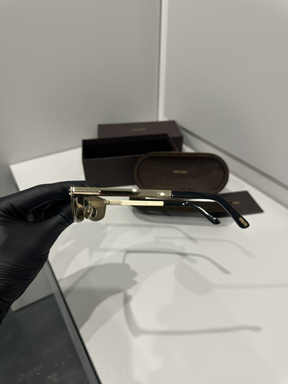 Tom Ford Tom Ford everett TF 1059 gold iconic sunglasses Size ONE SIZE - 15 Thumbnail