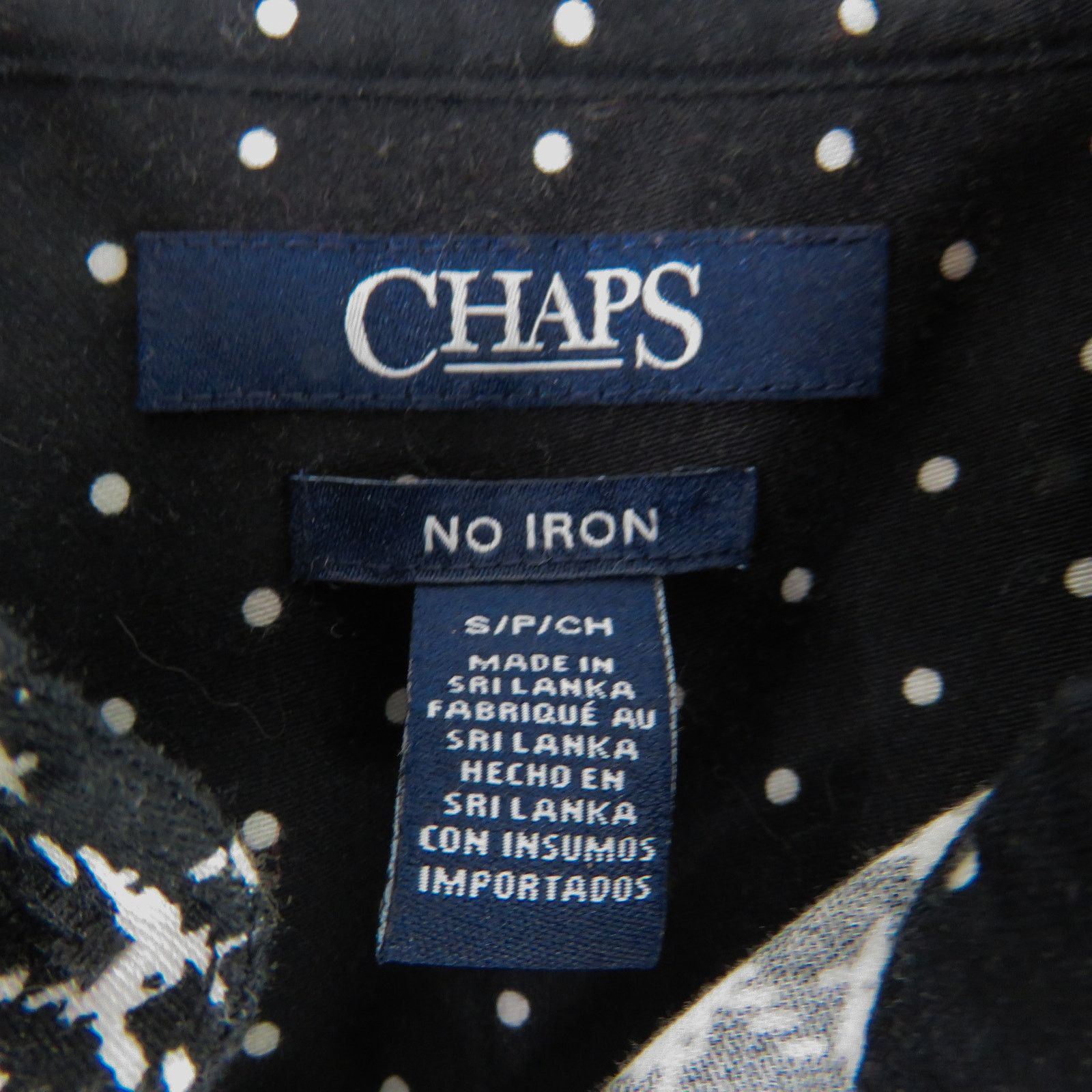 Chaps × Kohl's Chaps Black & White Houndstooth Button Down Blouse Small Size S / US 4 / IT 40 - 5 Thumbnail