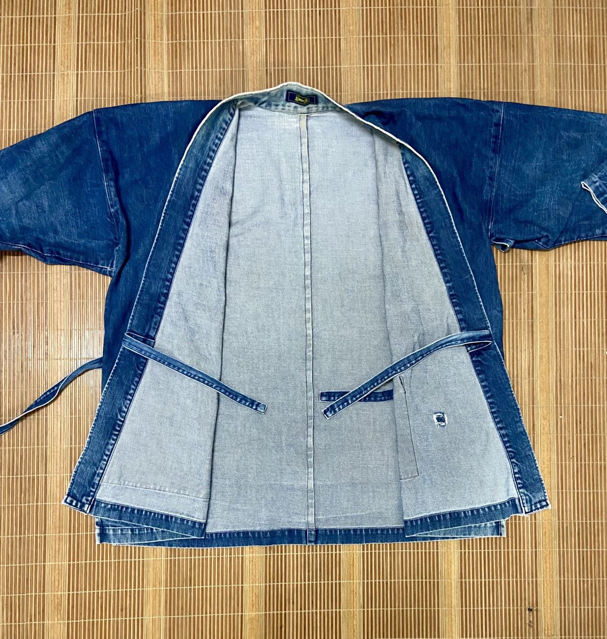 Japanese Brand × Vintage SAKAMOTO KIMONO DENIM JACKET🔥🔥 Size US L / EU 52-54 / 3 - 7 Thumbnail