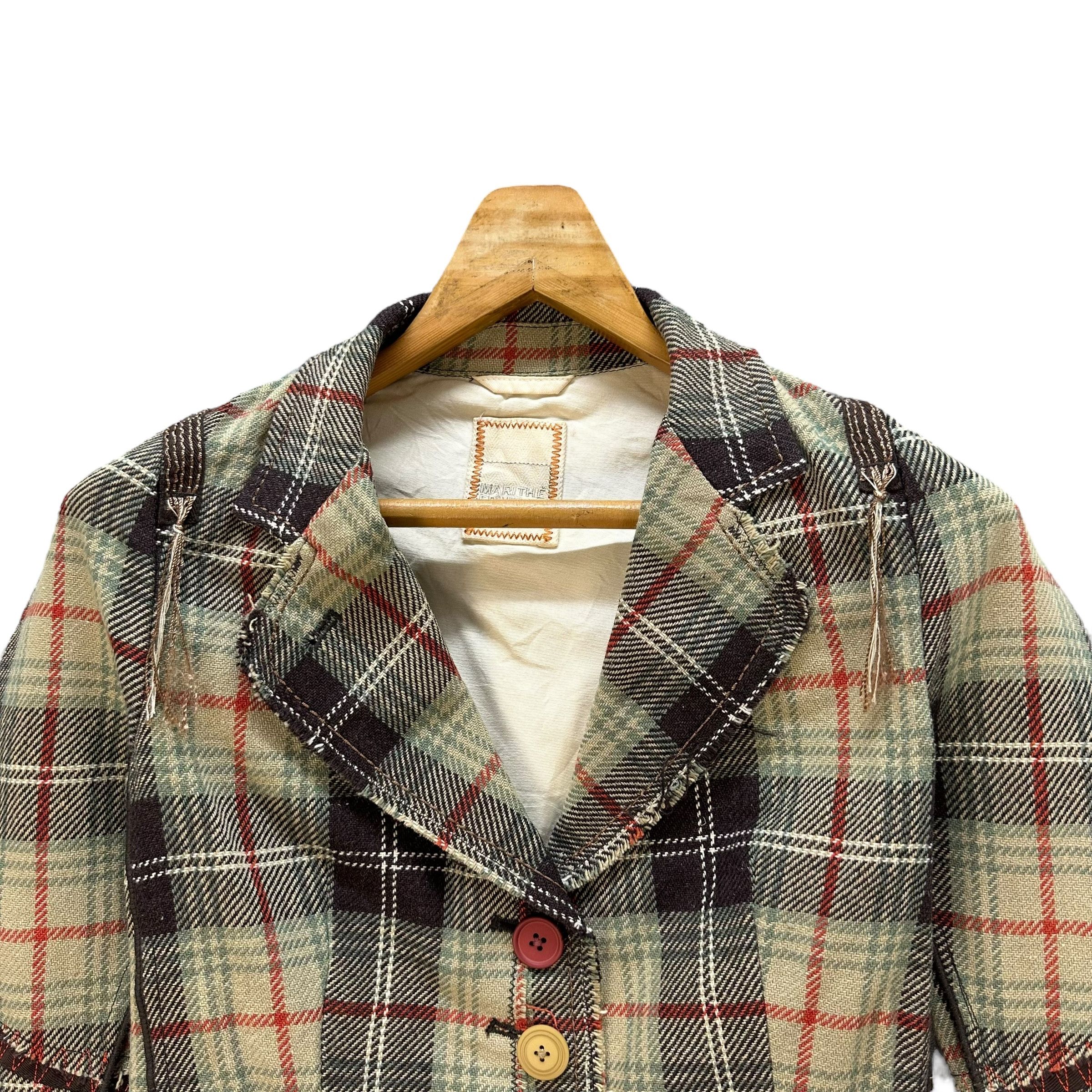 Marithe + Francois Girbaud MARITHE FRANCOIS GIRBAUD Deconstructed Jacket #012-1419 Size S / US 4 / IT 40 - 2 Thumbnail