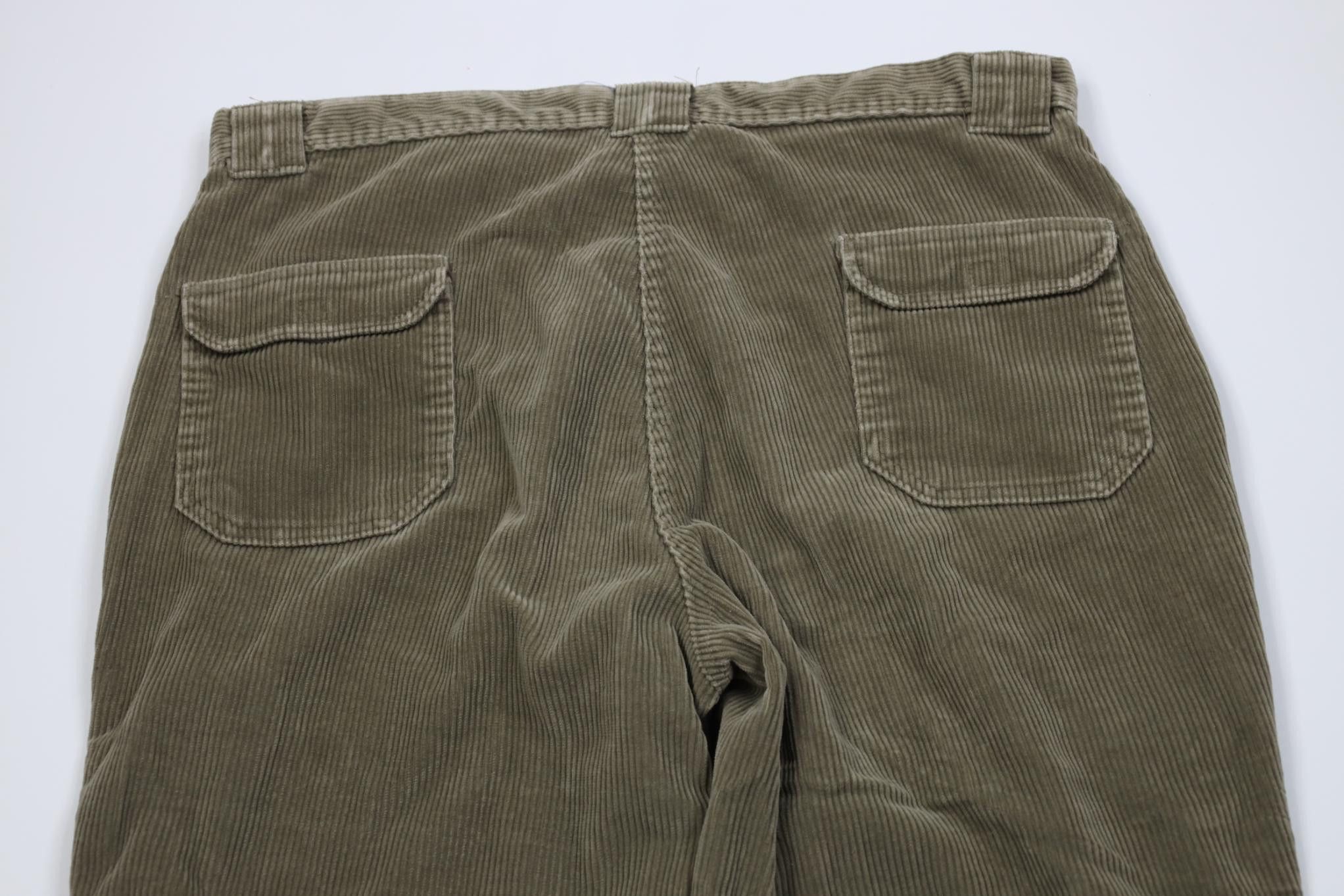 Lands' End Vintage 90s Lands End Utility Corduroy Wide Leg Pants USA Size US 38 / EU 54 - 10 Thumbnail