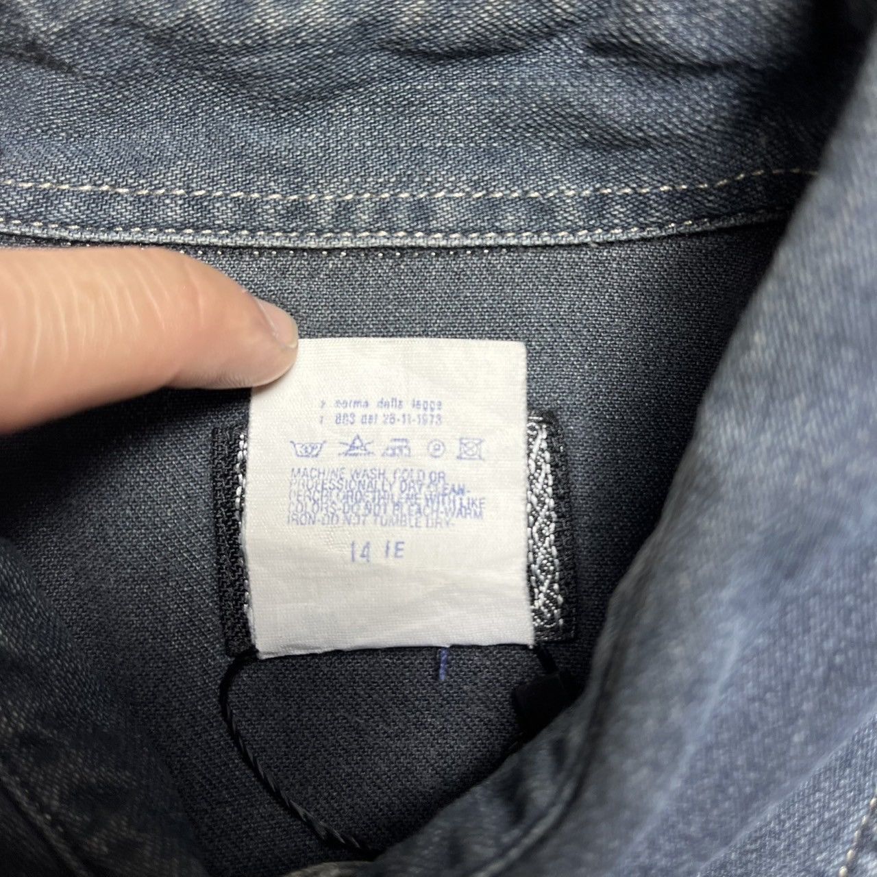 Versace Jeans Couture Versace Jeans Couture Denim Shirt Size US L / EU 52-54 / 3 - 4 Thumbnail