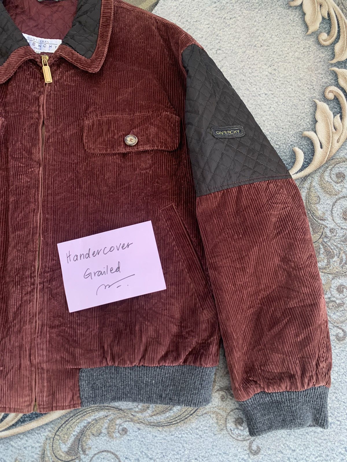 Givenchy Givenchy Gentlemen Corduroy & Quilted Jacket Size US M / EU 48-50 / 2 - 4 Thumbnail