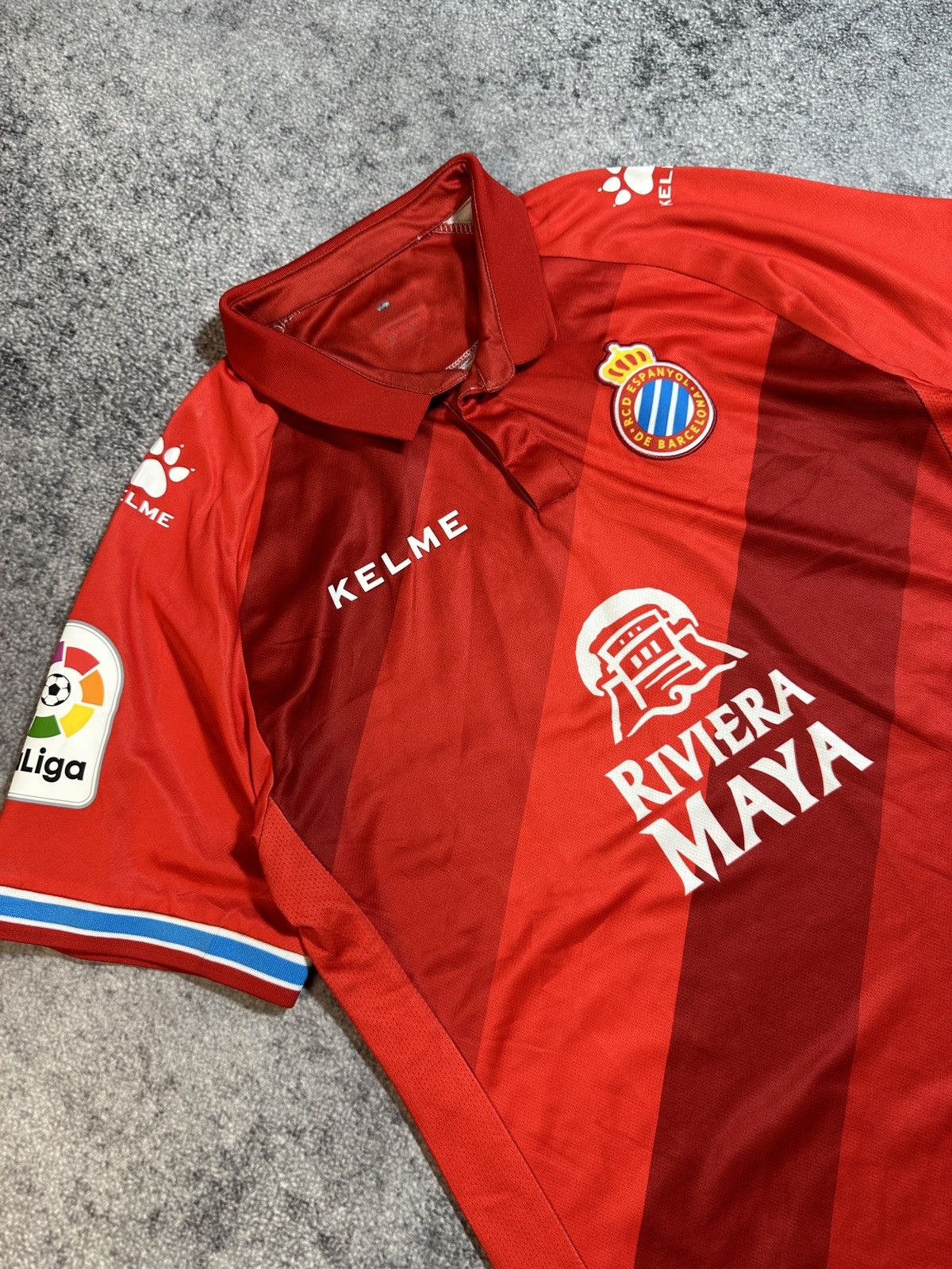 Other Kelme Espanyol Soccer Jersey Streetwear Rare Casual L Spain Size US L / EU 52-54 / 3 - 4 Thumbnail