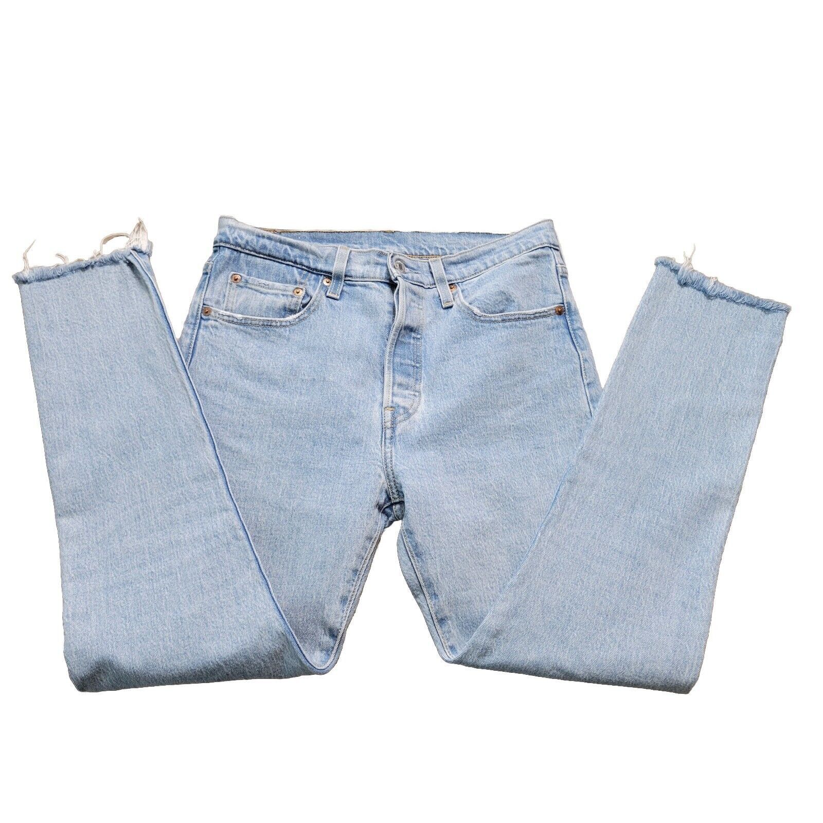 Levi's Levis 501 Button Fly 100% Cotton Jeans 28x28 Skiny Rare Size US 28 / EU 44 - 4 Thumbnail
