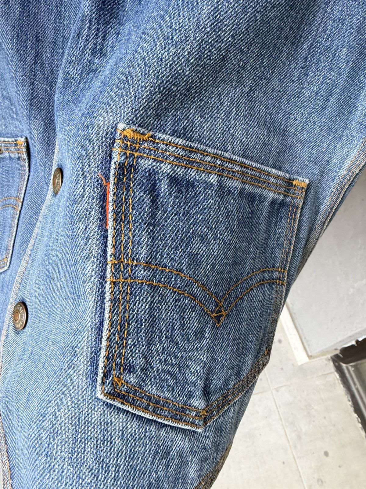 Levi's Vintage Clothing Levi’s vest jeans vintage Size 46R - 5 Thumbnail