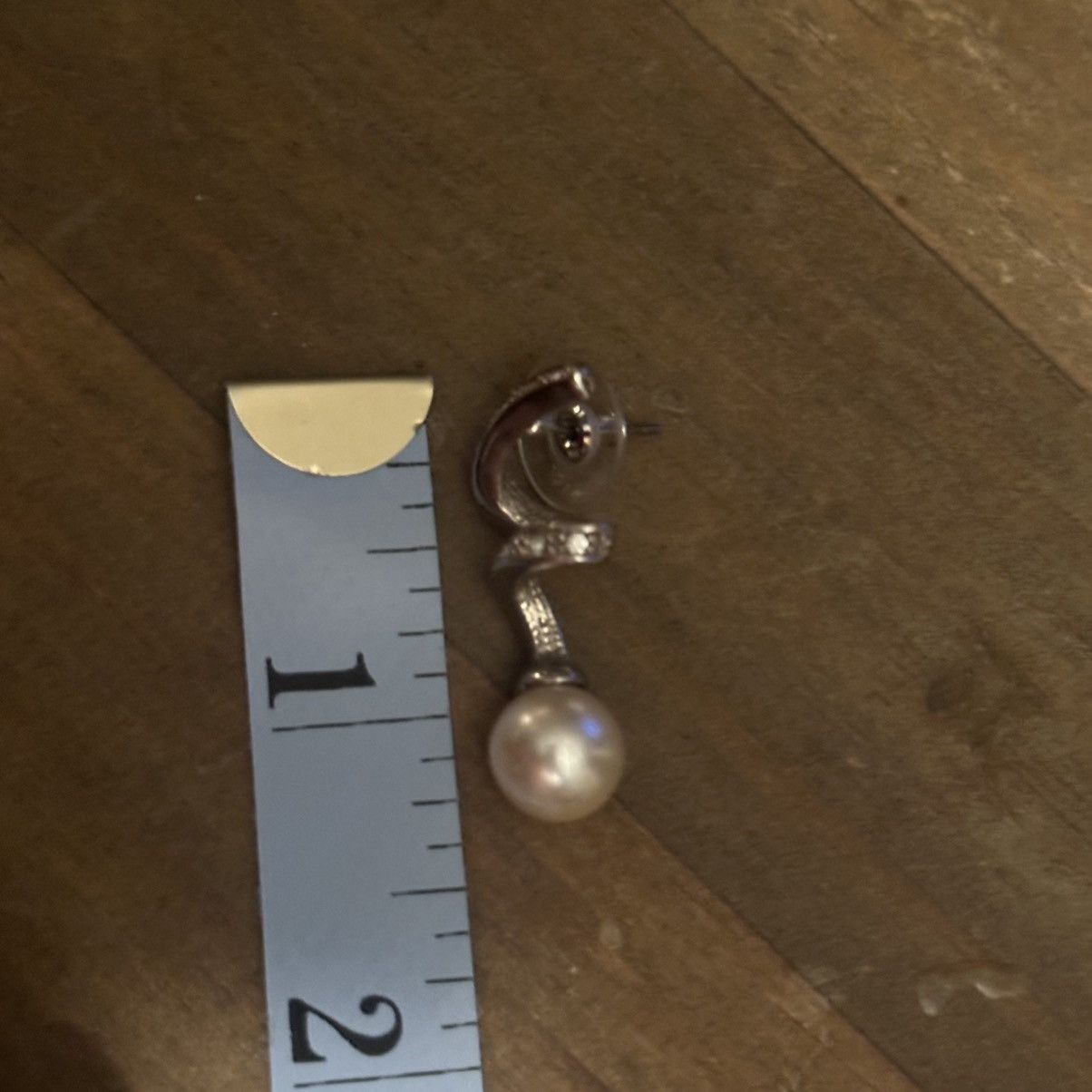 Other Spiral pearl drop earrings Size ONE SIZE - 2 Thumbnail