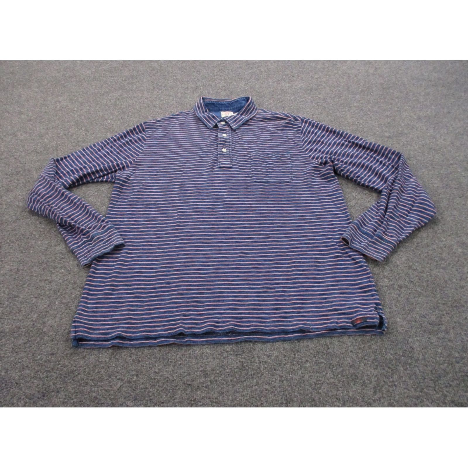 Faherty Faherty Polo Shirt Mens L Striped Golf Lightweight Work Outdoors Casual Business Size US L / EU 52-54 / 3 - 2 Thumbnail