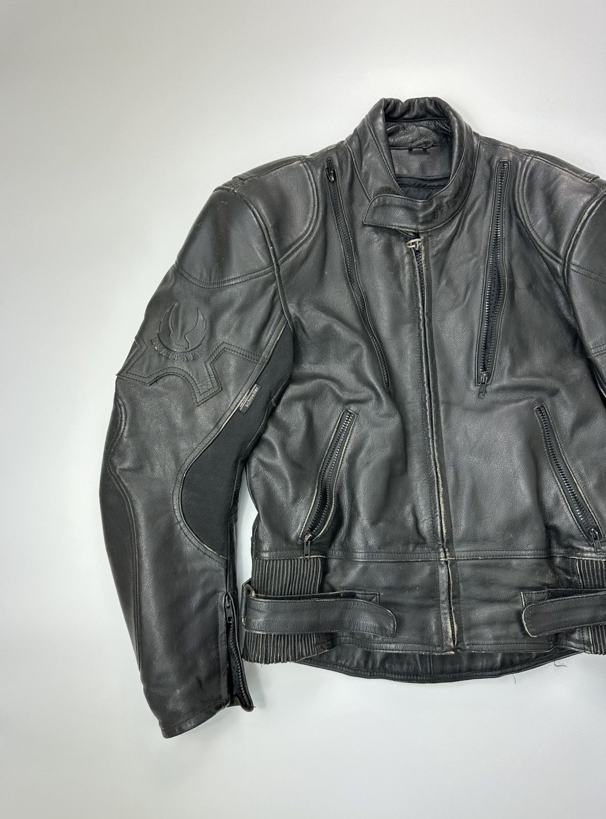 Belstaff Belstaff Motorcycle Black Leather Heavyweight Jacket Black Size US M / EU 48-50 / 2 - 4 Thumbnail