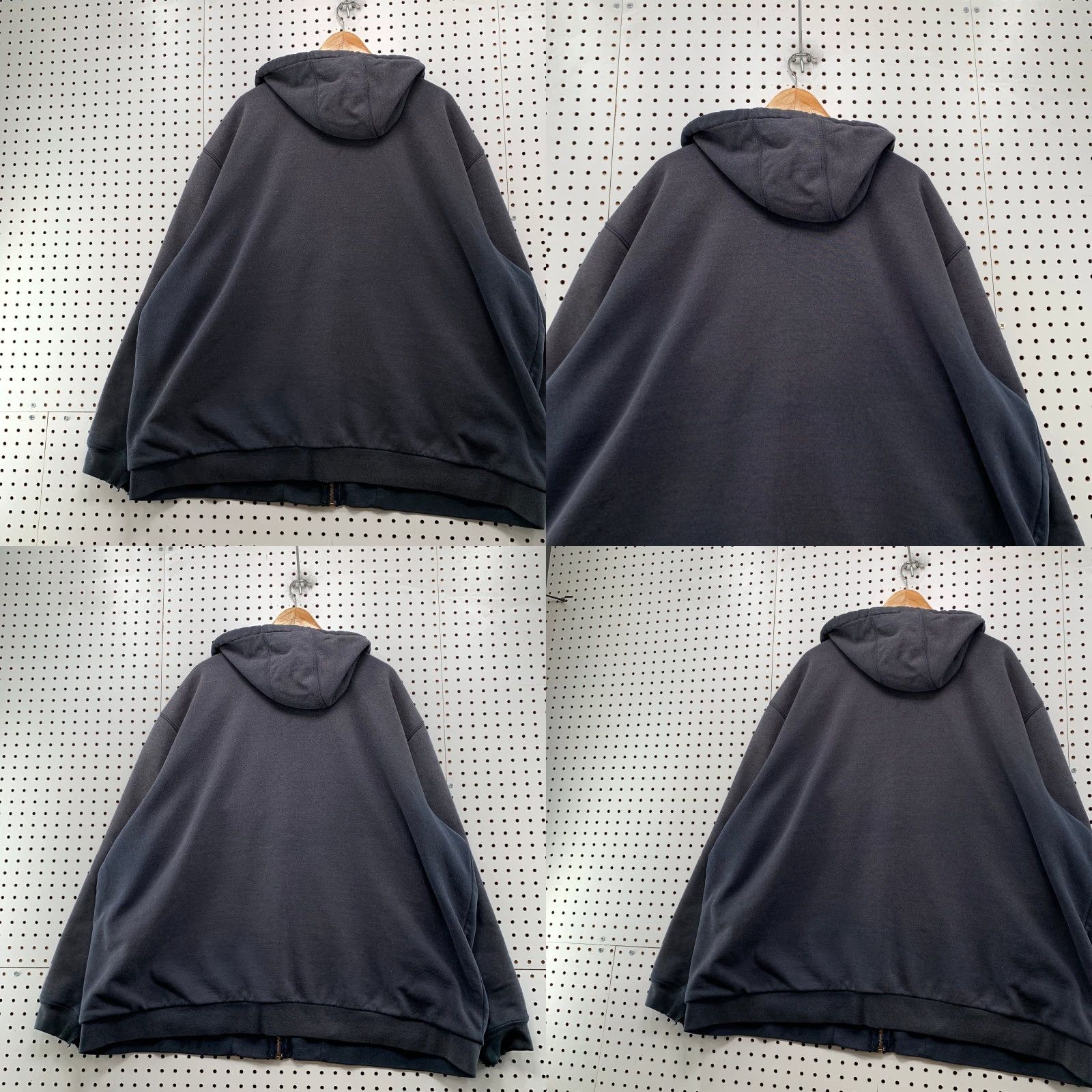 Carhartt VINTAGE Carhartt Hoodie Sweatshirt Mens 3XLT Tall Sun Faded Blue Thermal Lined Hoodie Mens XS Blue Winter Sweatshirt Carhartt Size US XS / EU 42 / 0 - 10 Thumbnail