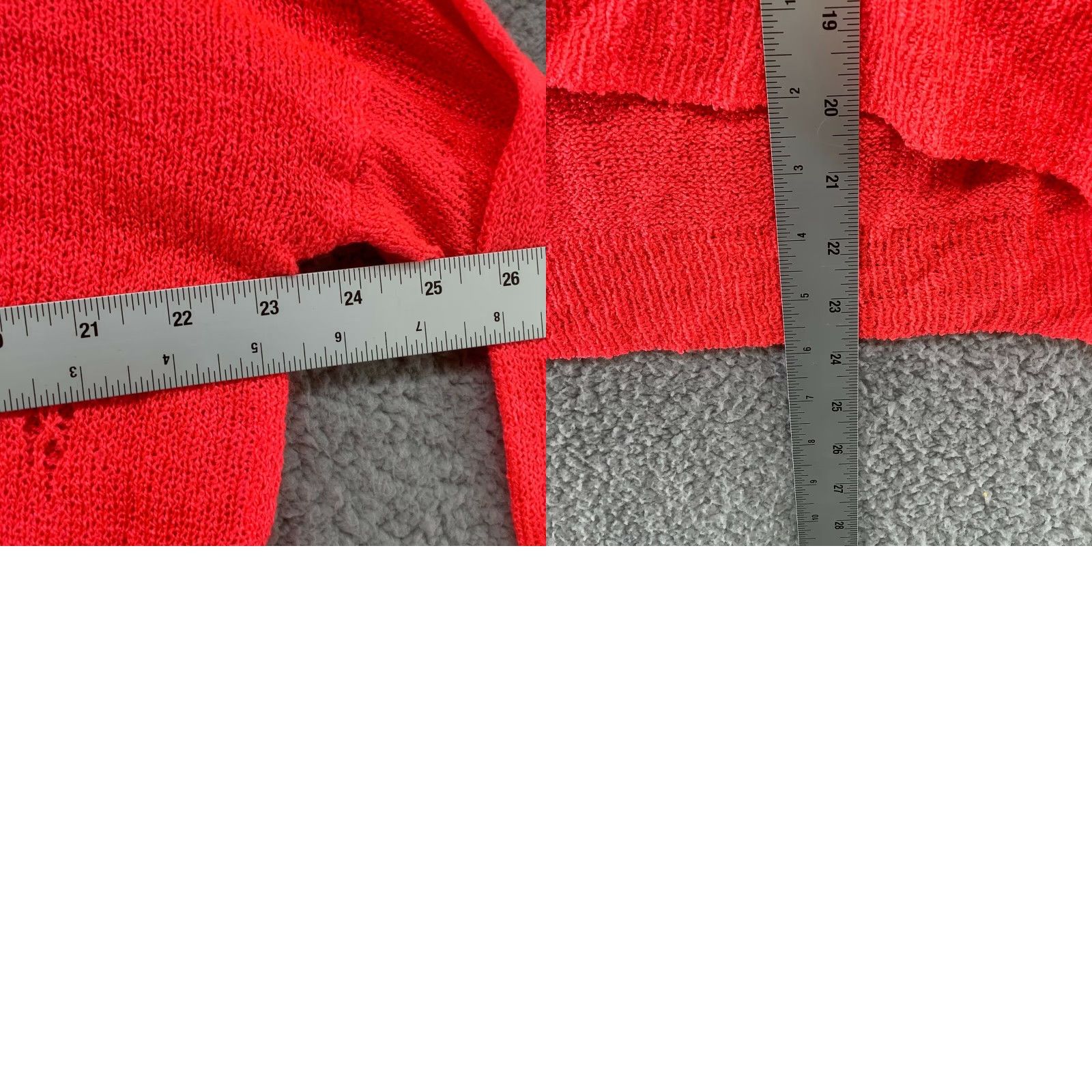 Vintage NWT Charlotte Russe Sweater Open Knit Lightweight Womens S Red Boat Neck Pullover Casual Knitwear Size S / US 4 / IT 40 - 8 Thumbnail