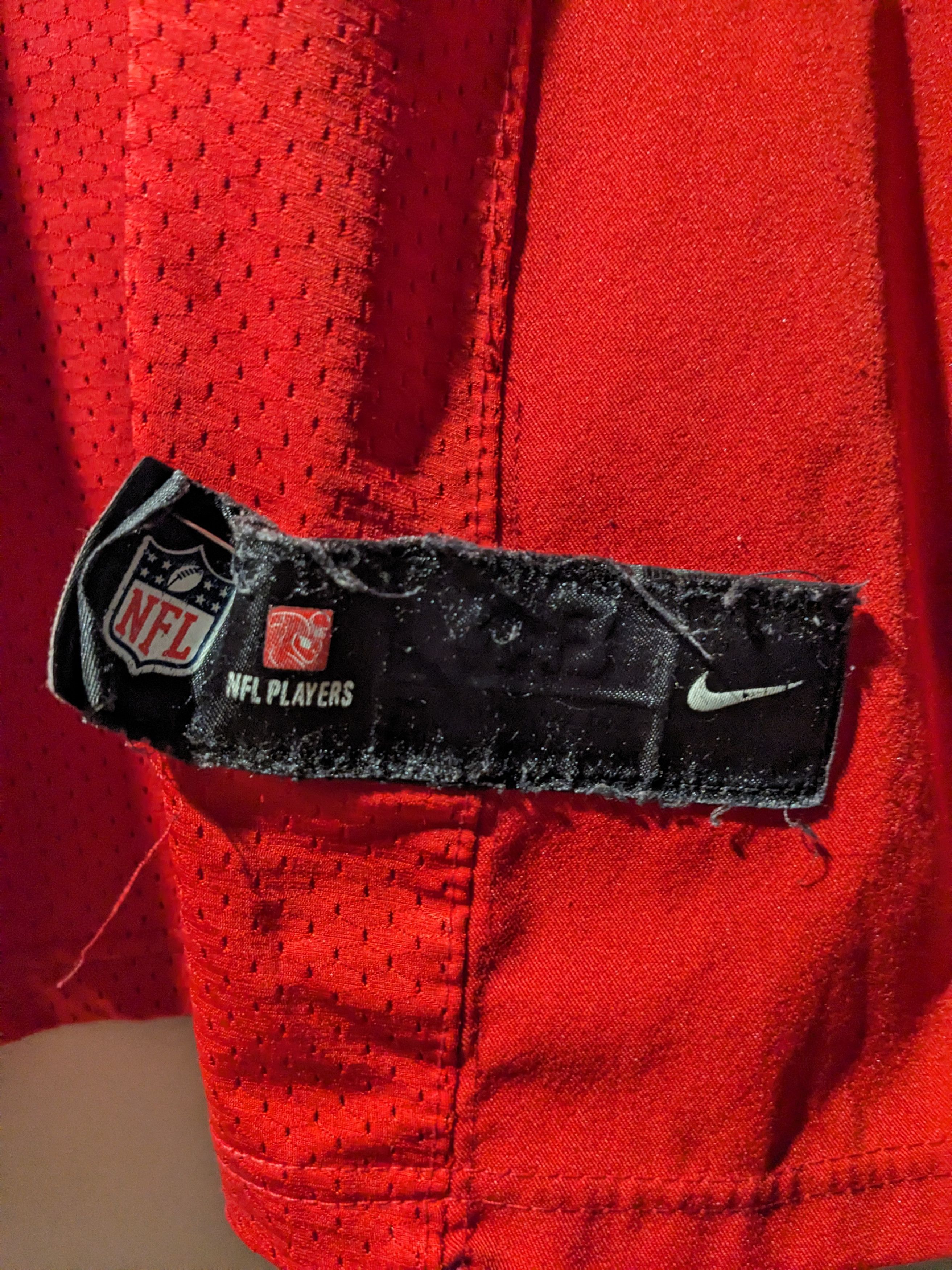 NFL Vintage 49ers San Francisco Colin Kaepernick Red 48 Jersey Size US L / EU 52-54 / 3 - 13 Thumbnail