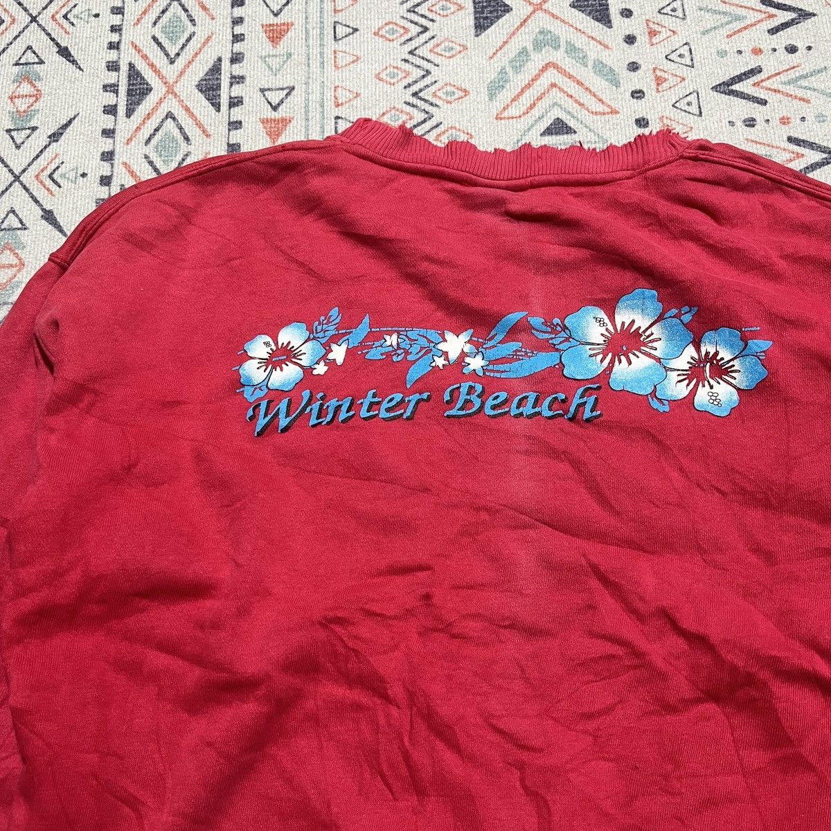 Other Hawaii Inspired Sweatshirt Surf style Thrashed Condition Size US L / EU 52-54 / 3 - 3 Thumbnail