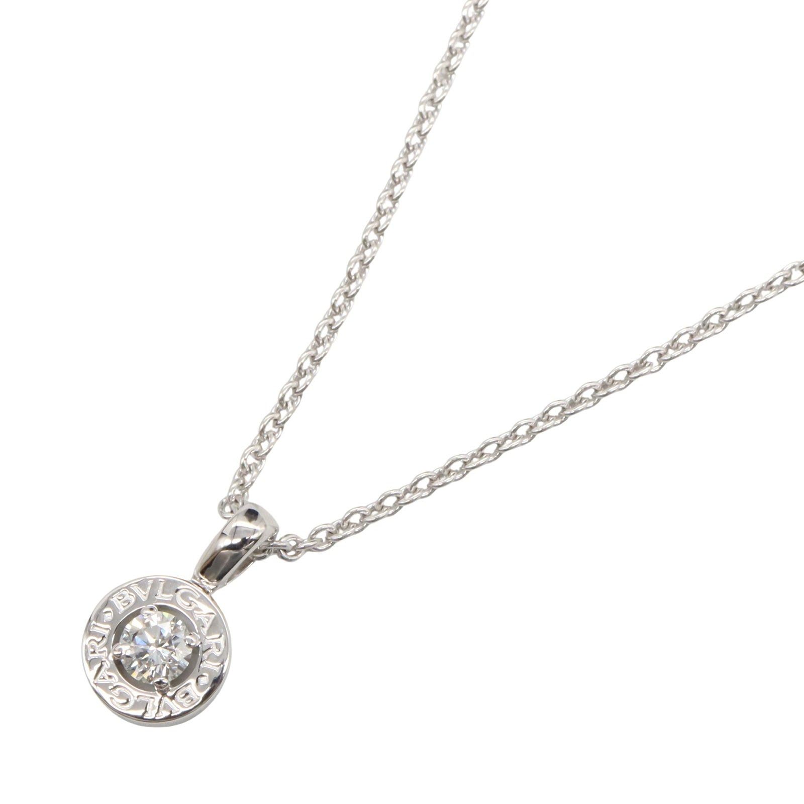 Bvlgari Bvlgari Bulgari Necklace 1Pd K18Wg (White Gold) Diamond Clear Size ONE SIZE - 1 Thumbnail