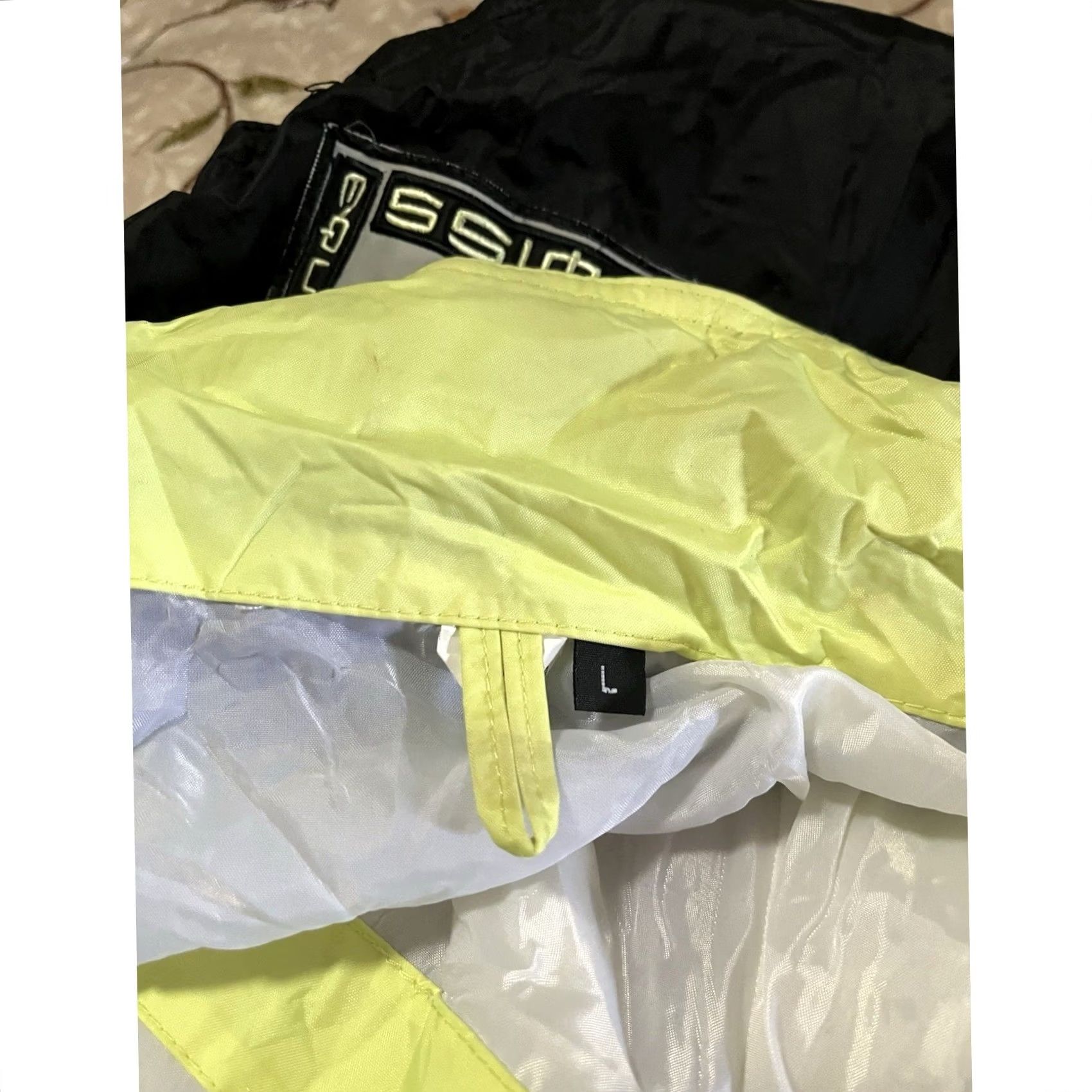 Invicta Invicta Yellow Black Hooded Jacket Unisex Size L Size US L / EU 52-54 / 3 - 6 Thumbnail