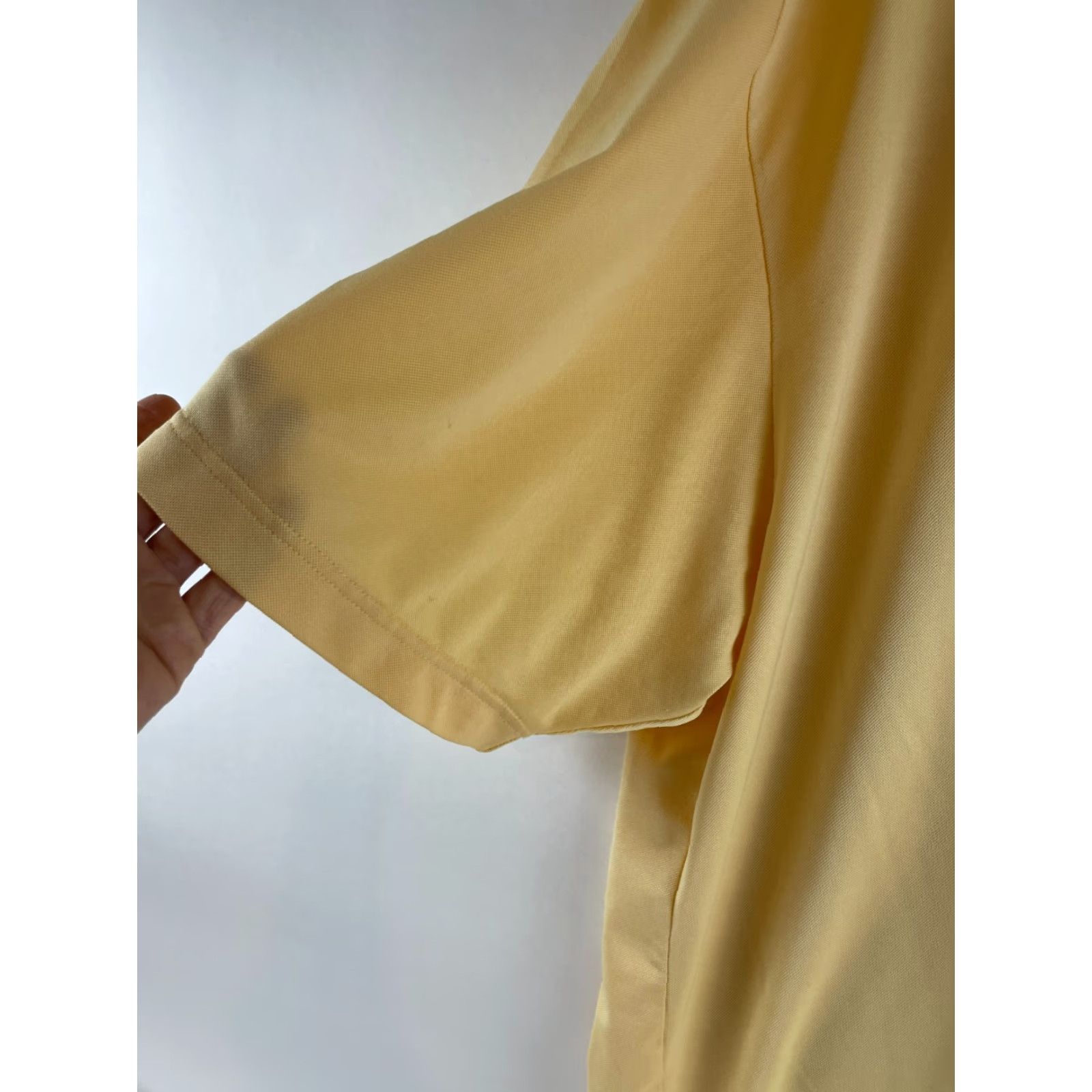Vintage Glen Echo Golf Polo Shirt Men's XL Brown Yellow Short Sleeve 1/4 Button Up Polo Size US XL / EU 56 / 4 - 4 Thumbnail