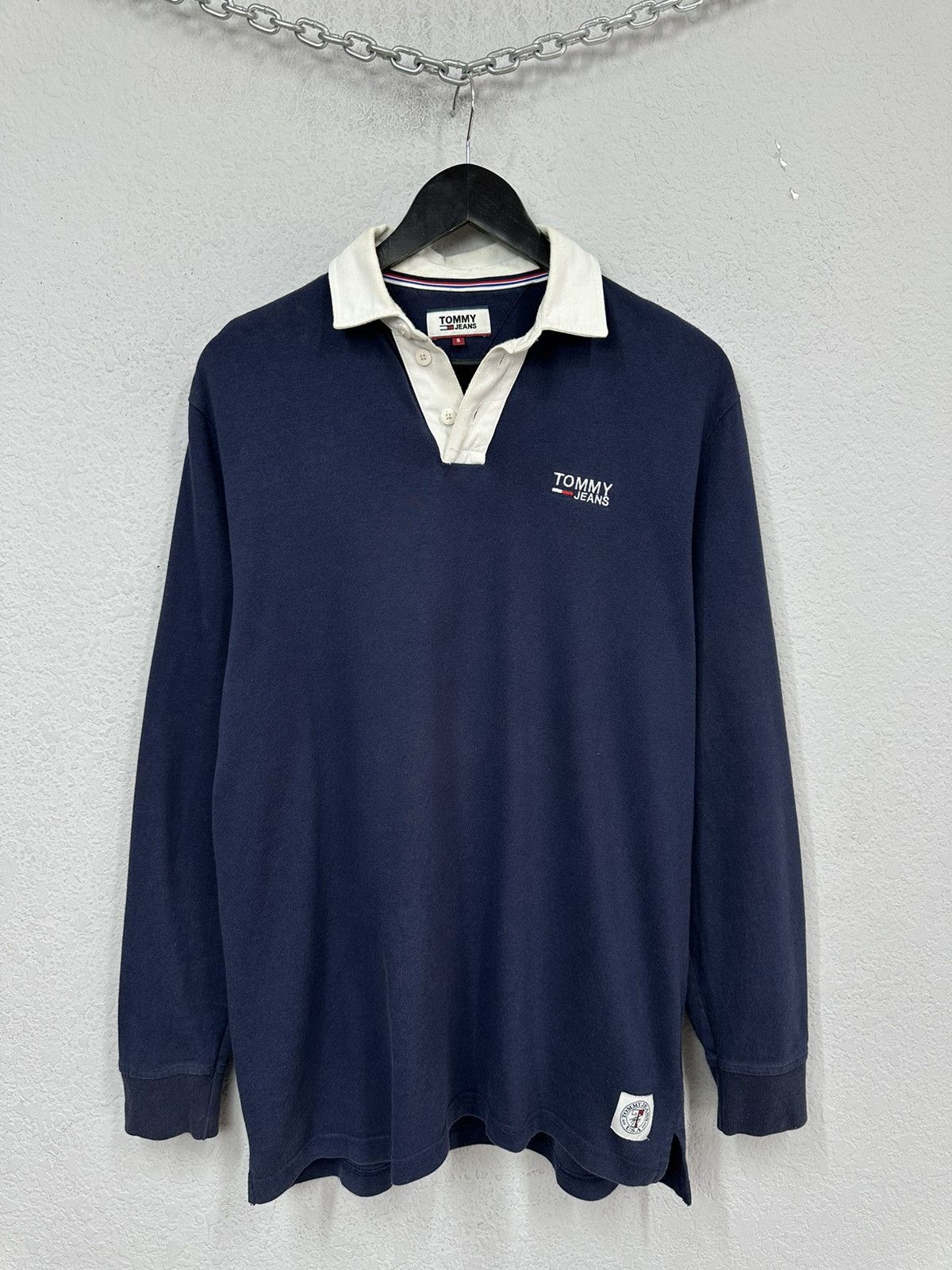 Tommy Jeans Vintage Regby Tommy Hilfiger T-shirt Y2k Avantgarde Size US S / EU 44-46 / 1 - 3 Thumbnail