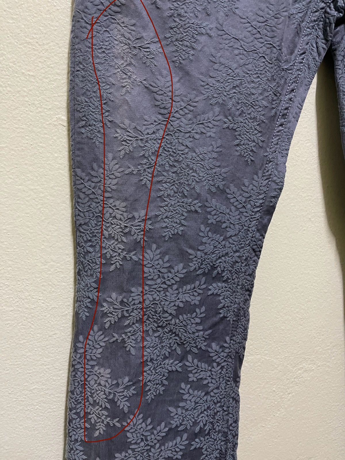 Ann Demeulemeester Ann Demeulemeester Embroidery Floral Pattern Pants Size US 30 / EU 46 - 3 Thumbnail