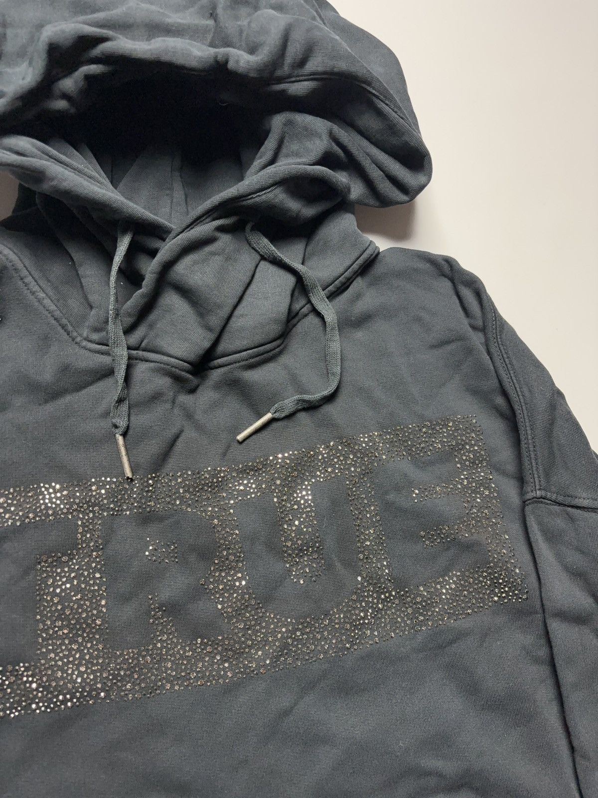 True Religion × Vintage RARE TRUE RELIGION GLAMOUR CROPPED VINTAGE HOODIE Size ONE SIZE - 4 Thumbnail