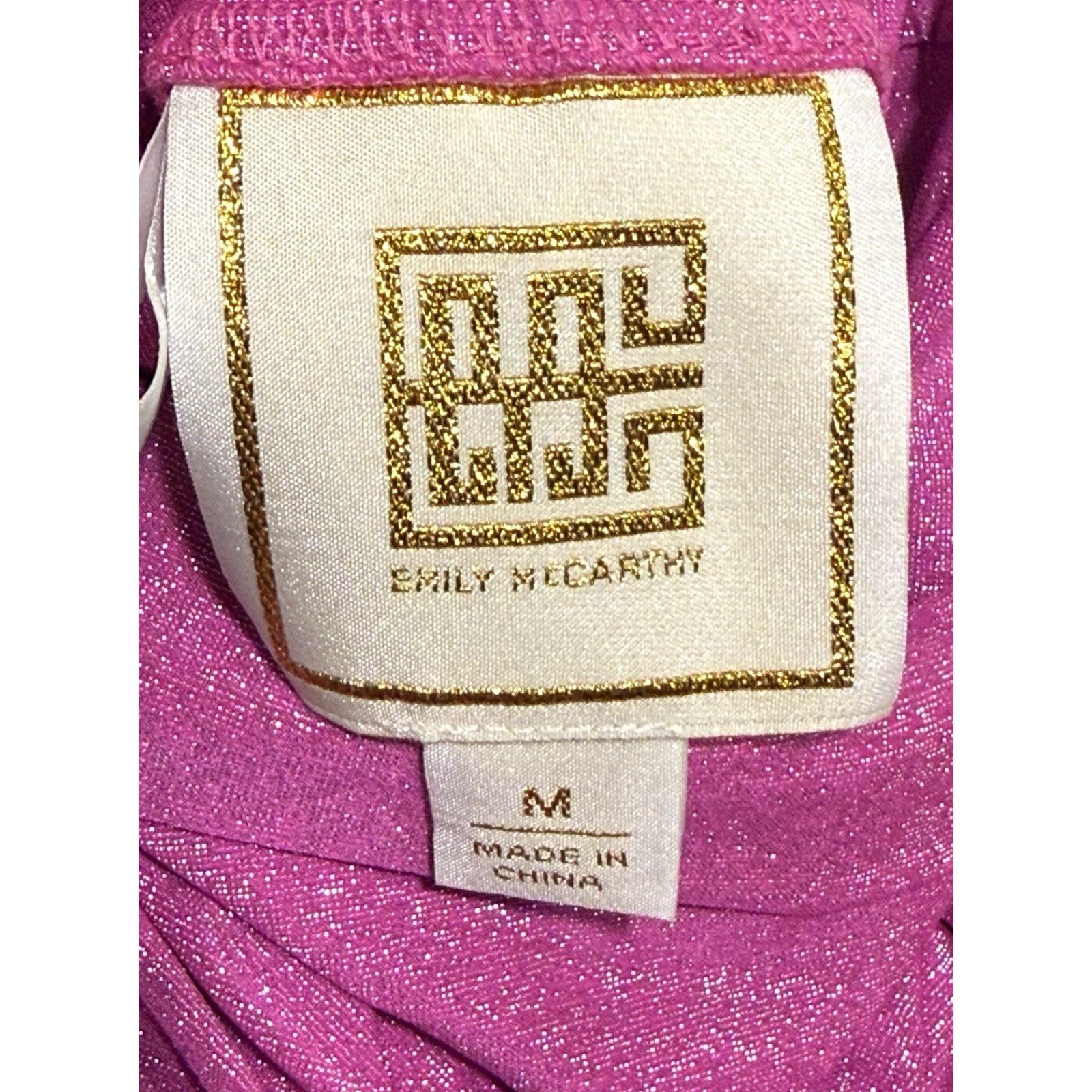 Vintage VINTAGE Emily McCarthy Tessa Turtleneck Rose Violet M Long Sleeve Nylon Spandex Womens Size M / US 6-8 / IT 42-44 - 7 Thumbnail