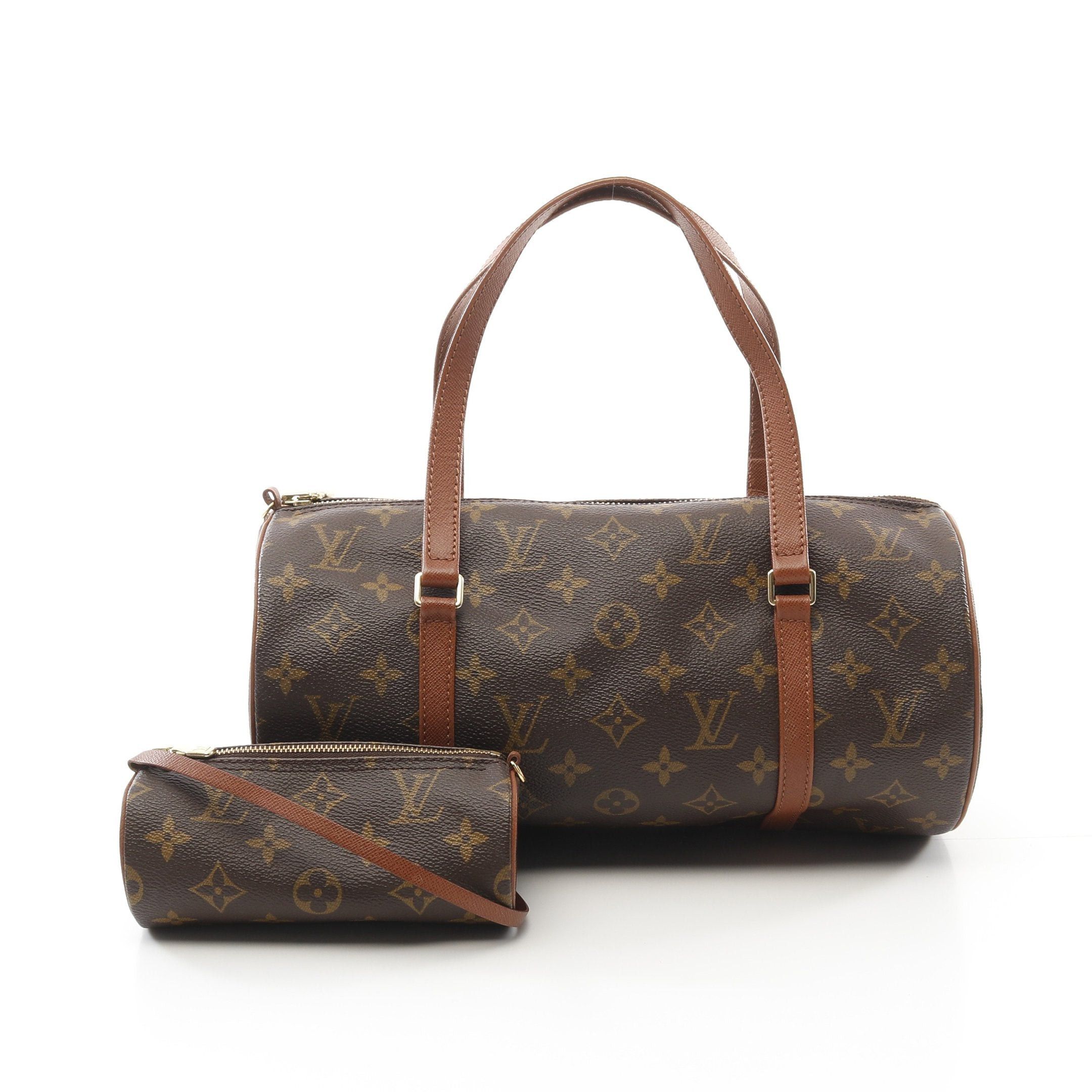 Louis Vuitton Louis Vuitton Papillon 30 Monogram Old Model Handbag Leather Brown Size ONE SIZE - 1 Thumbnail