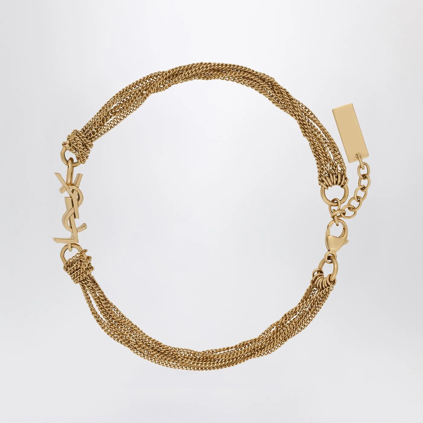 Saint Laurent Paris o1d2blof0526 Size: S / Bracelet With Cassandre in Gold Size ONE SIZE - 2 Thumbnail